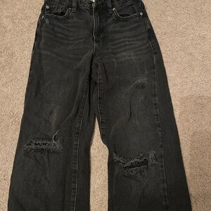 Garage black wide-leg jeans brand new ! #garagejeans #blackjeans #garage